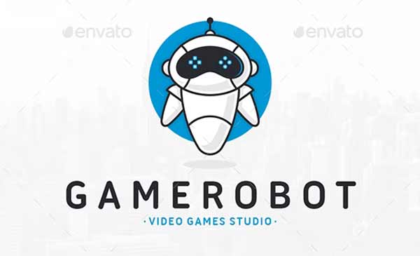 Robot Games Logo Template