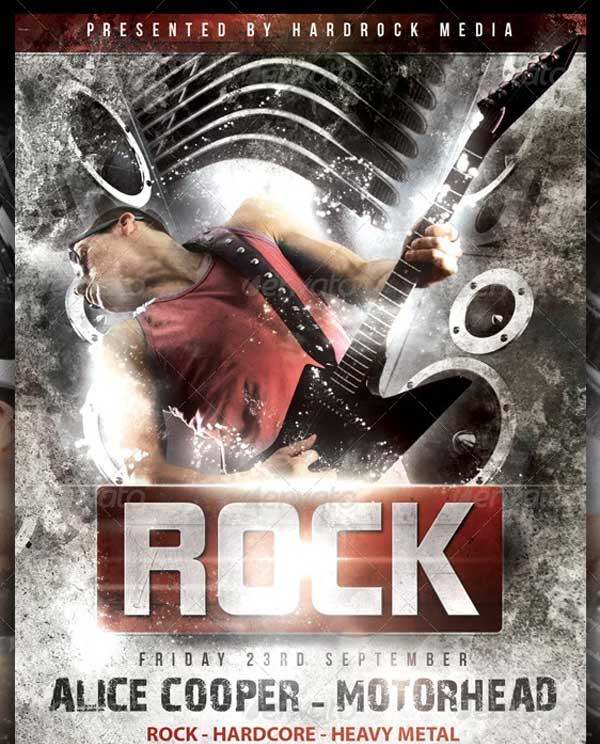 Rock Concert Flyer Template