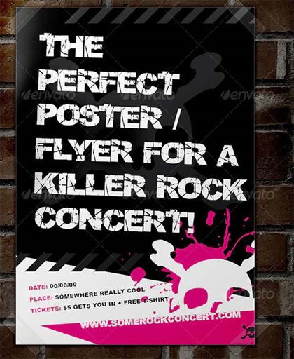 Rock Concert Poster & Flyer Template