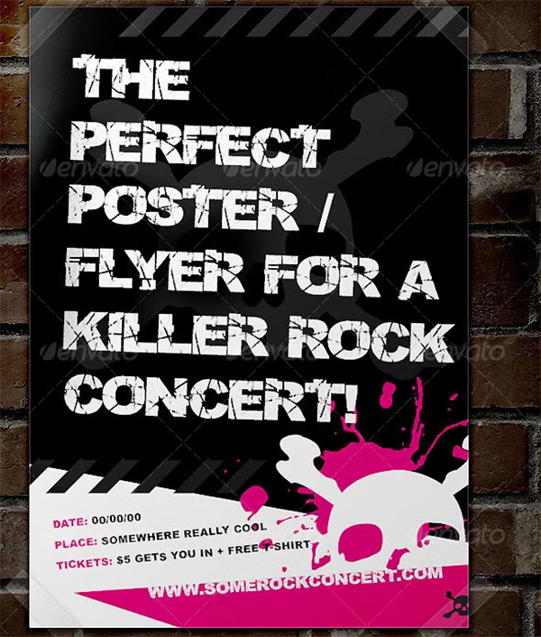 Rock Concert Poster & Flyer Template