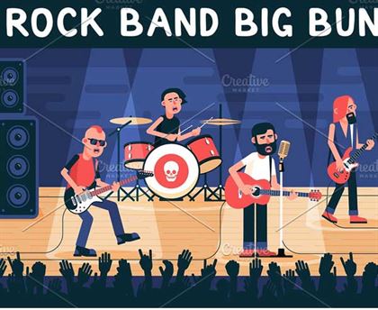 Rock Band Talent Show Brochure Templates