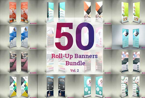 Roll Up Banner Bundle Templates