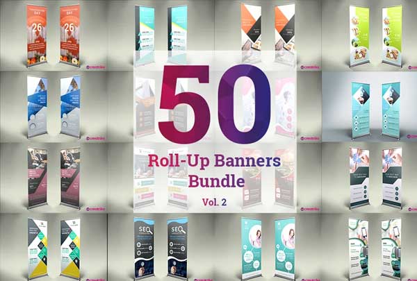 Roll Up Banner Bundle Templates