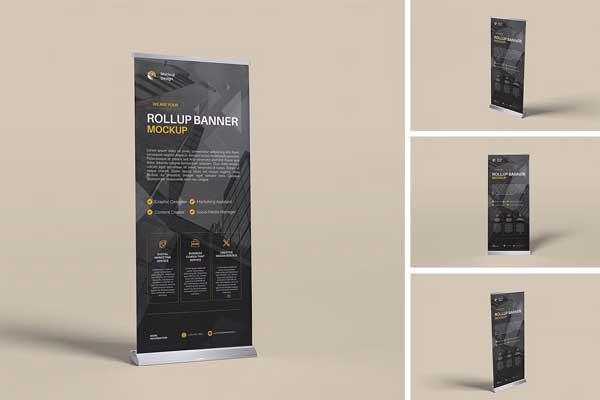 Roll Up Banner Mockup