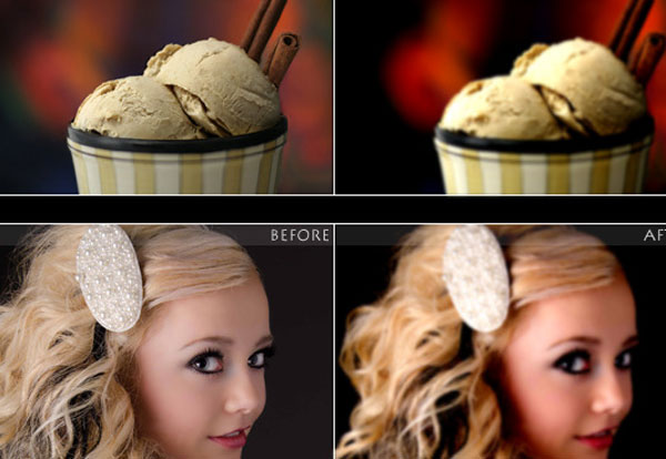 Romantic Blur PSD Actions