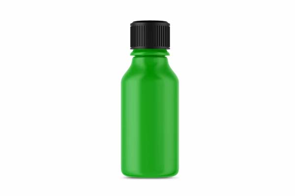 Rounded Plastic Cosmetic Bottle Mockups