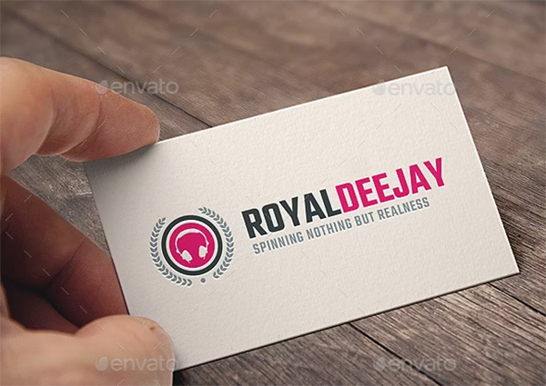 Royal DJ Logo Template