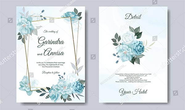 Royal Elegant wedding invitation