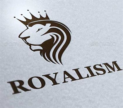 Royalism Lion Logo Template