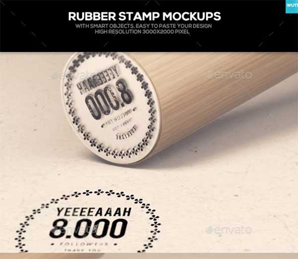 Rubber Stamp Mockups Template