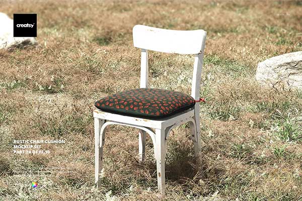 Rustic Chair and Cushion Mockup Set