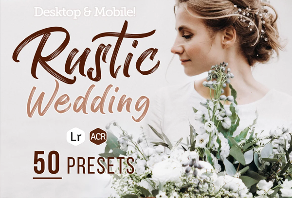 Rustic Wedding Presets Actions