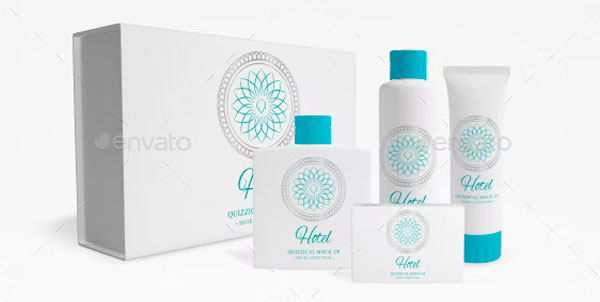 SPA and Hotel Cosmetic Mockup