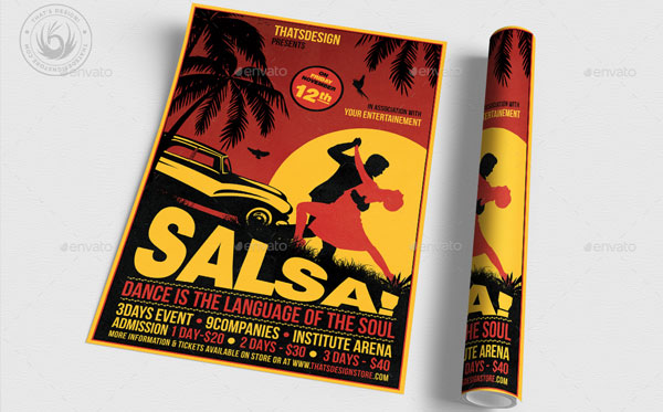 Salsa Dance Flyer Template