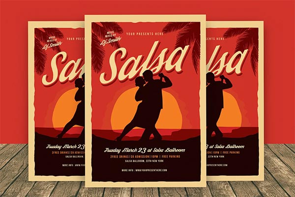 Salsa Dance Flyer Template
