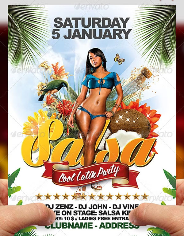 Salsa Flyer Templates