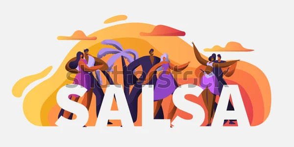 Salsa Party Dancer Characters
