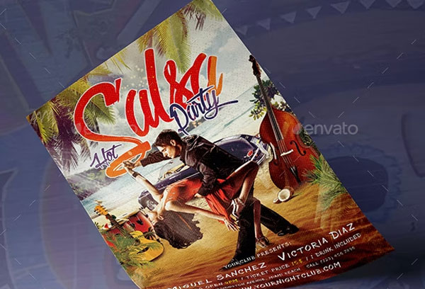 Salsa Party Flyer Template
