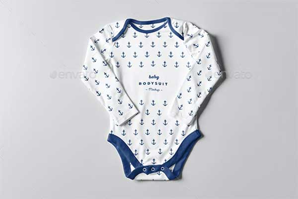 Sample Baby Bodysuit Mock-up