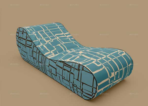 Sample Bean Bag Chair Mockup