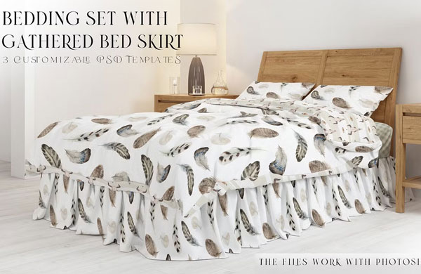 Sample Bed Linens Mockup Set