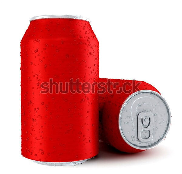 Sample Beer and Soda Can Mockup