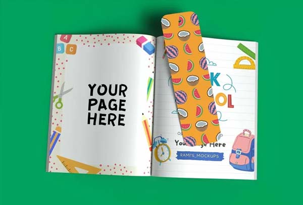 Sample Bookmark Mockups Download