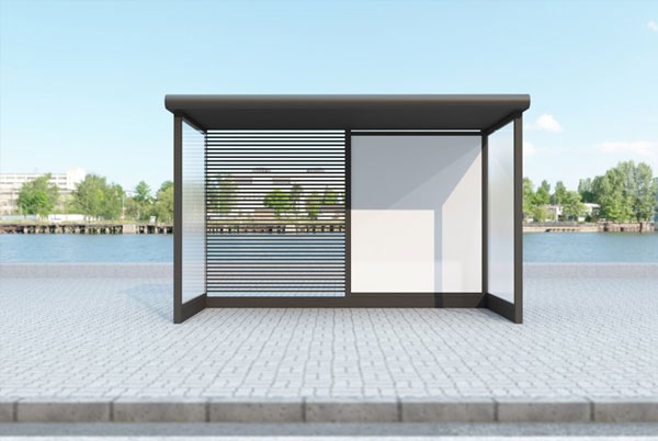 Sample Bus Shelter Mockup