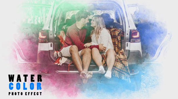 Sample Color Water Photo Effect