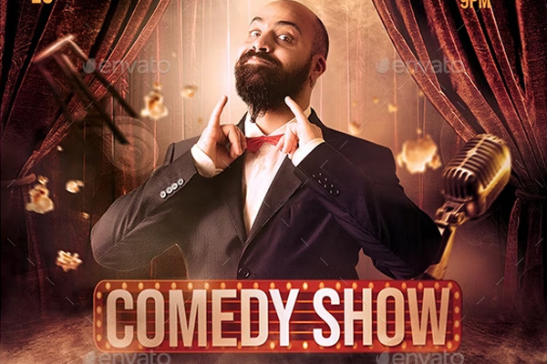 Sample Comedy Show Flyer Templates