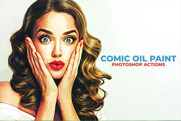 Sample Comic Oil Paint Photoshop Actions