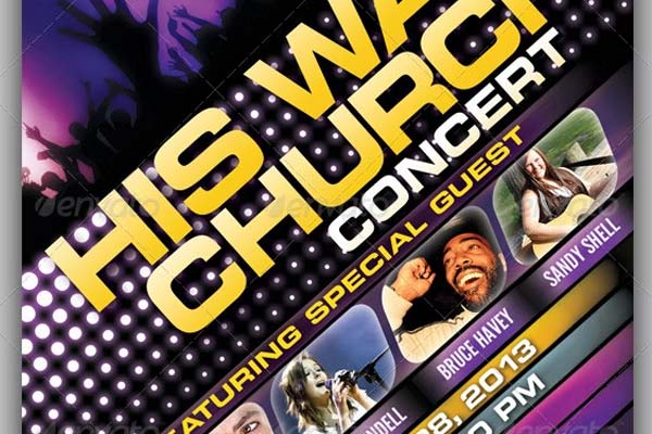 Sample Concert Flyer Template