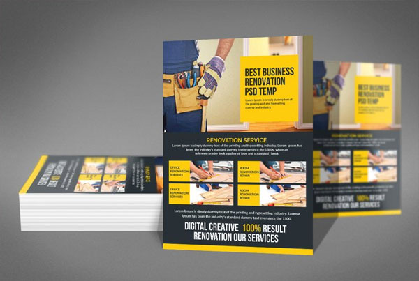 Sample Construction Flyer Templates