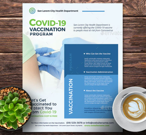 Sample Covid-19 Vaccination Flyer Templates