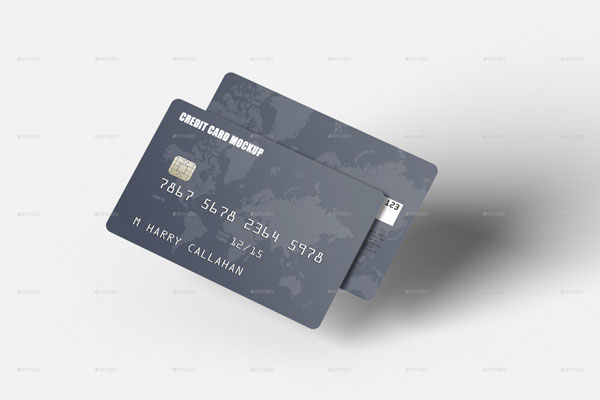 Sample Credit Card Mockup