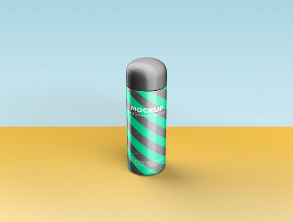 Sample Deodorant Bottle Mockup Free