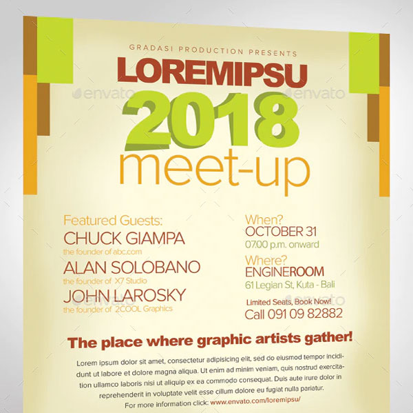 Sample Event Flyer Template