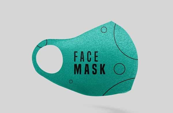 Sample Face Mask Mockup Free Psd