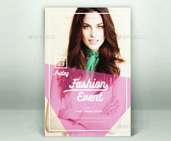 Sample Fashion Event Flyer Template