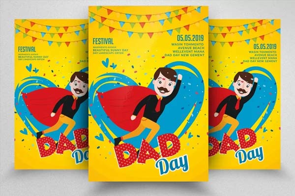 Sample Father's Day Flyer Template