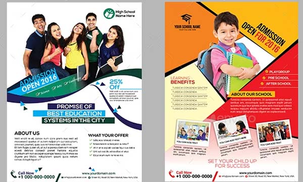 Sample Junior School Flyers Bundle