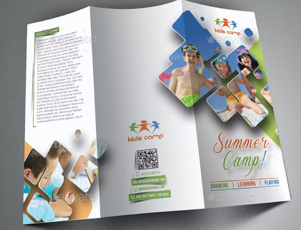 Sample Kids Camp Brochure Template