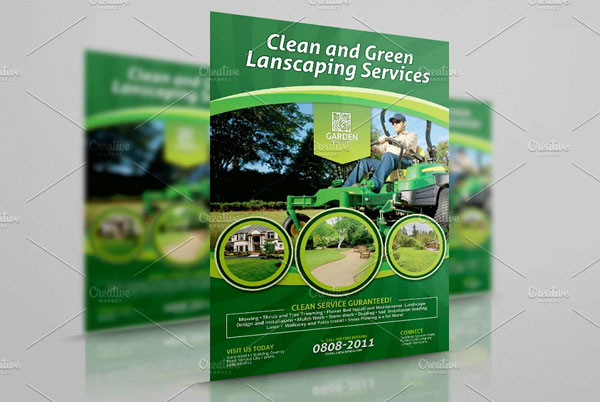Sample Landscaping Services Flyer Template