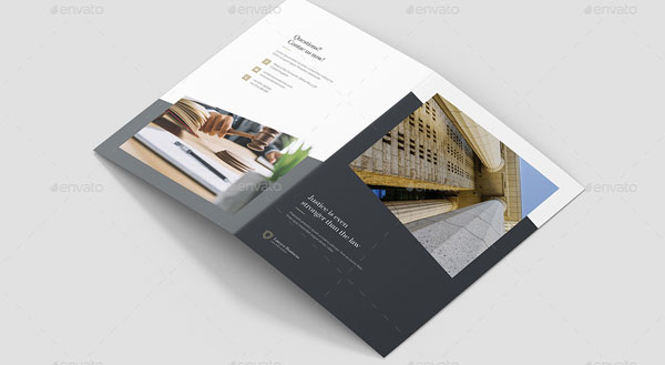 Sample Lawyer Bi-Fold Brochure Download