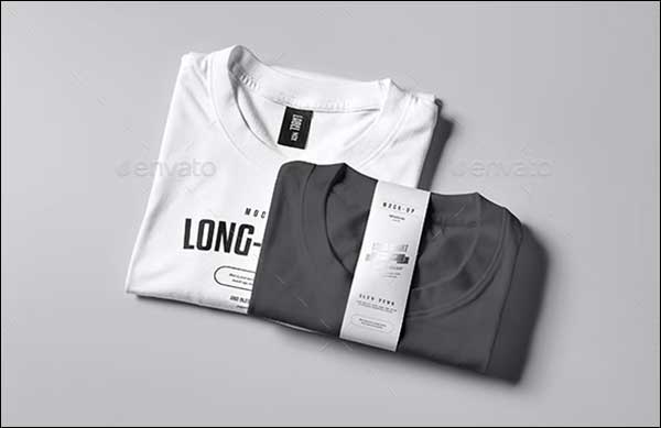 Sample Long T-Shirt Mock-up