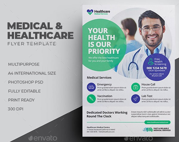 Sample Medical Flyer Templates Premium