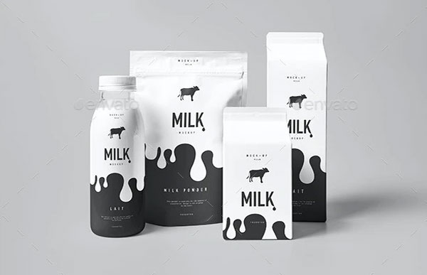 Sample Milk Carton Mockups