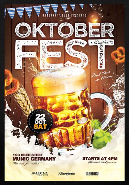 Sample Oktoberfest Flyer