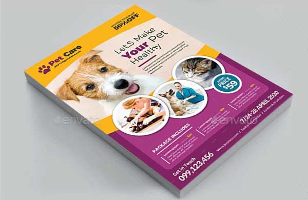 Sample Pet Shop Flyer Template