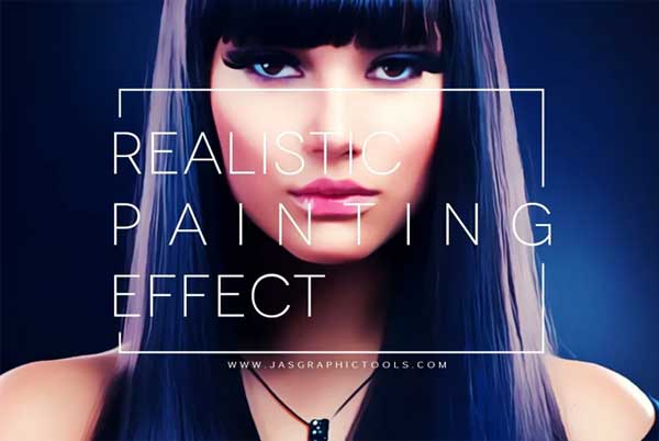 Sample Realistic Painting Effect Photoshop Actions